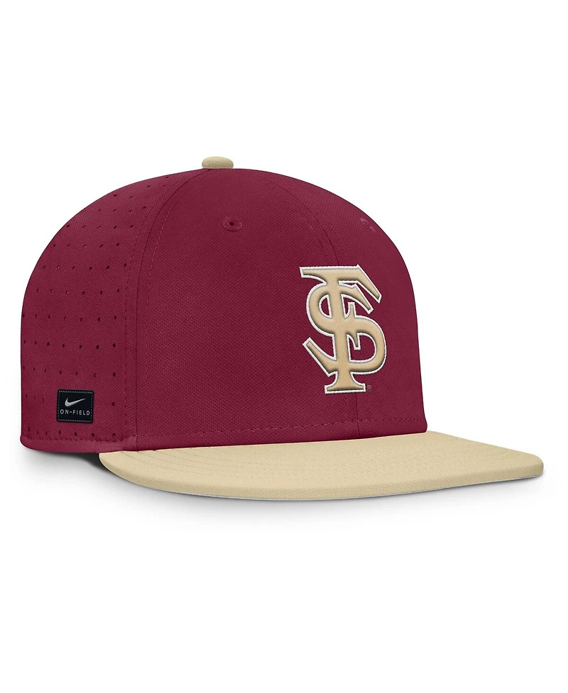 Nike Men's Garnet Florida State Seminoles On-Field Dugout True Performance Fitted Hat