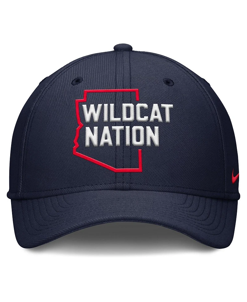 Nike Men's Navy Arizona Wildcats Local Swoosh Flex Hat