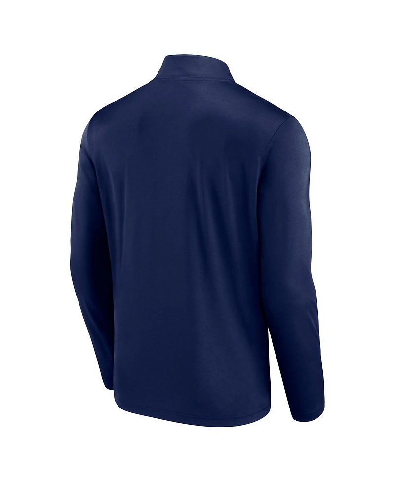 Fanatics Men's Navy Dallas Cowboys Head-to-Head Quarter-Zip Sweatshirt