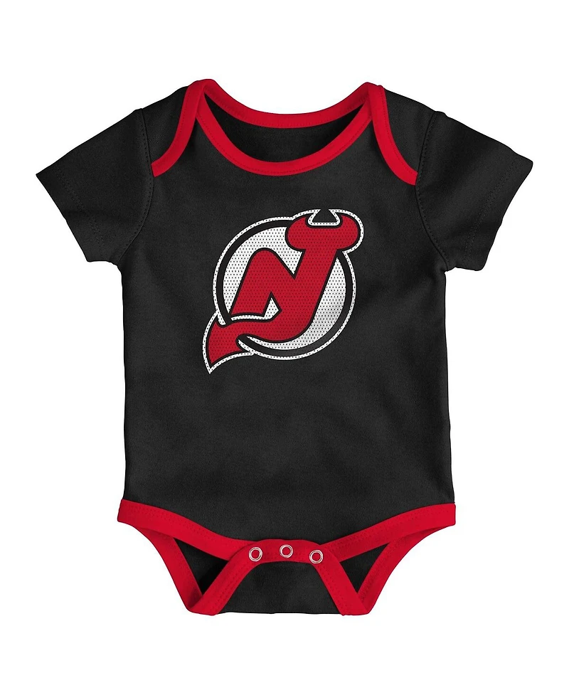 Outerstuff Baby Boys and Girls 3-Piece New Jersey Devils Legend Bodysuit Set