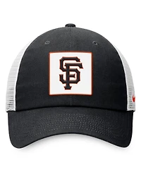 Nike Men's Black San Francisco Giants Rise Adjustable Trucker Hat
