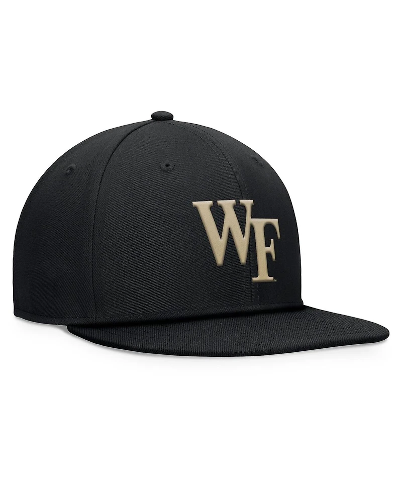 Top of the World Men's Black Wake Forest Demon Deacons Fundamental Snapback Hat