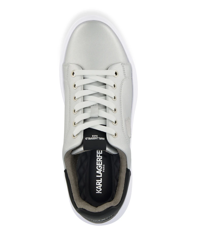 Karl Lagerfeld Paris Men's Embroidered Head Profile Sneakers