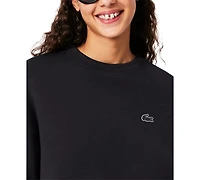 Lacoste Usa Women's Crewneck Logo Long-Sleeve Sweatshirt