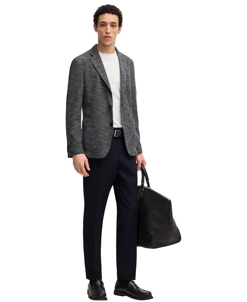 Boss by Hugo Boss Men's Micro-Patterned Slim-Fit Blazer