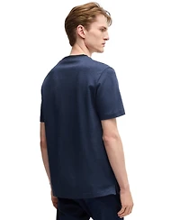 Boss by Hugo Men's Mercerised-Cotton T-Shirt