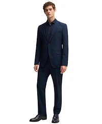 Boss by Hugo Men's 2 Piece Performance-Stretch Seersucker Suit