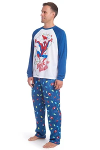 Avengers Boys Spider-Man Pajama Shirt and Pants Sleep Set