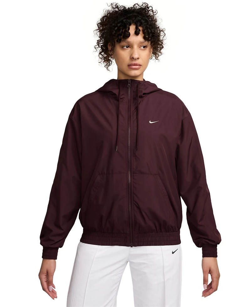 Nike Women's Sportswear Classic Zip-Front Hooded Jacket