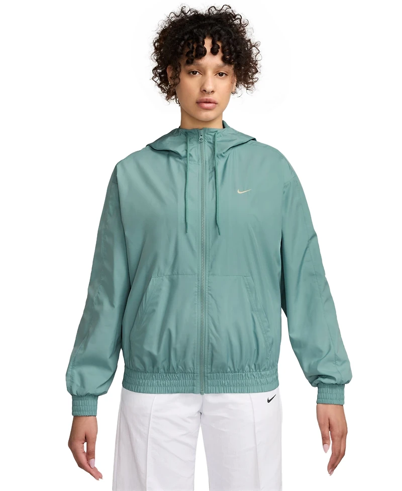 Nike Women's Sportswear Classic Zip-Front Hooded Jacket