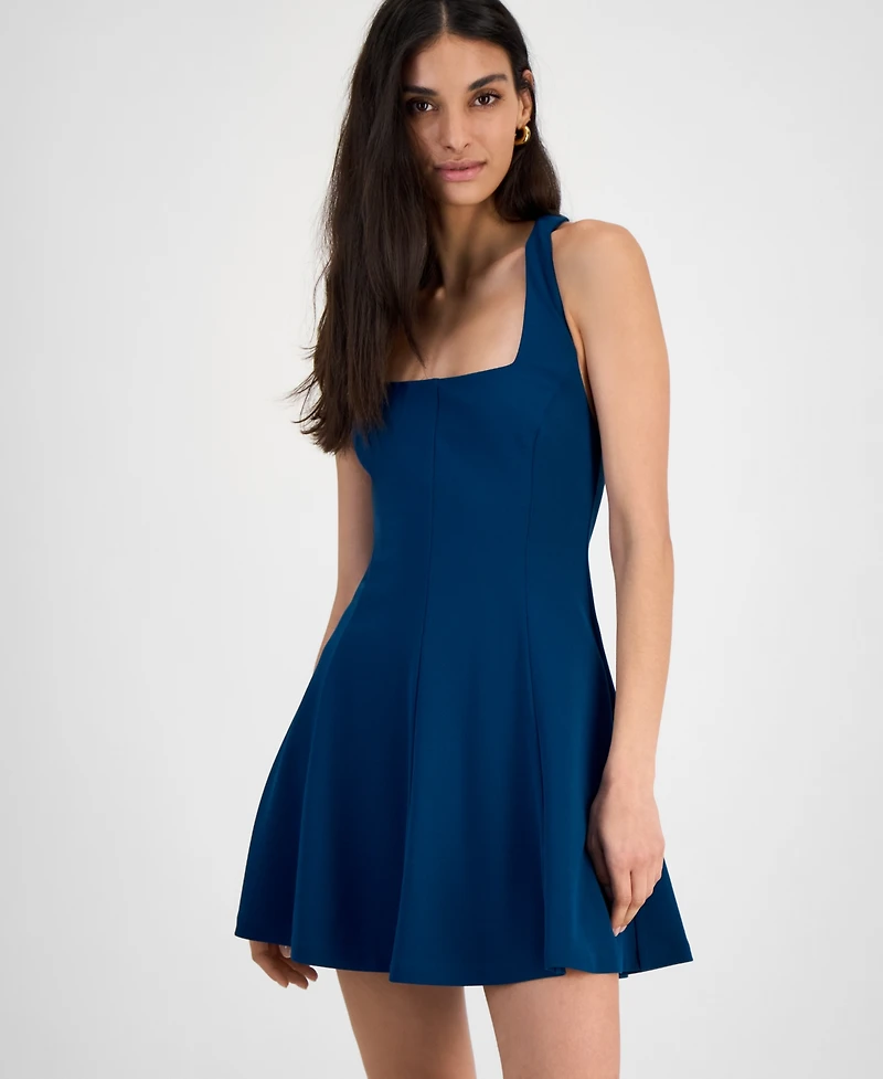 Rachel Roy Women's Charlie Square-Neck Mini Dress