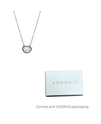Adornia Fine Birthstone Necklace .925 sterling silver