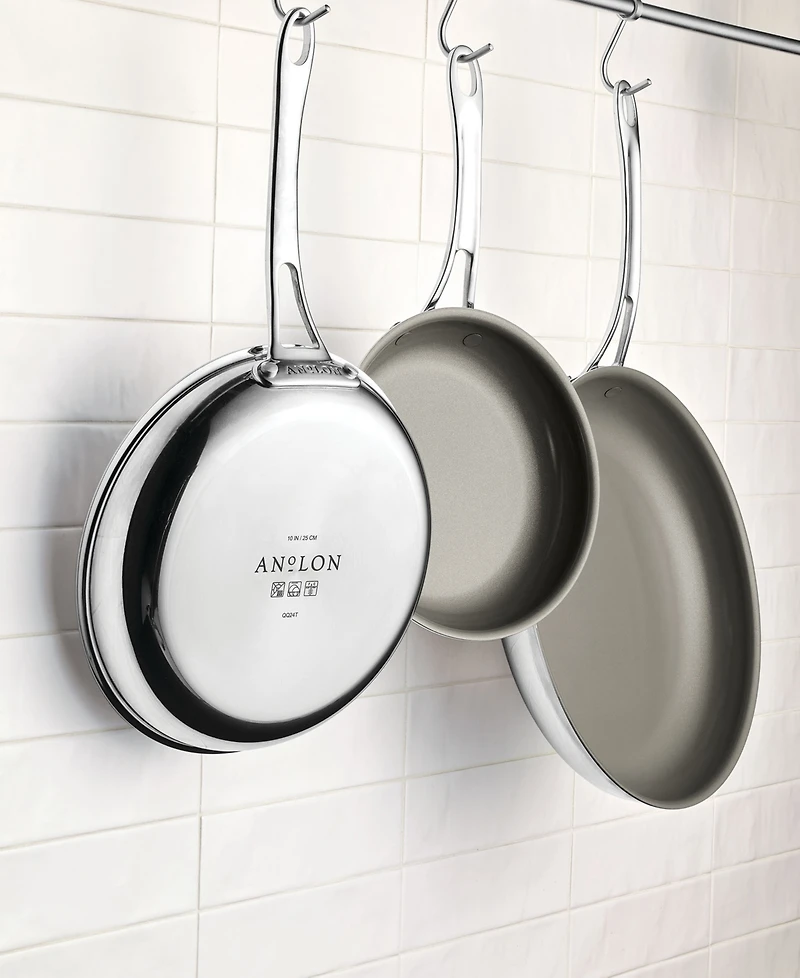 Anolon EverLast Ceramic Nonstick 3-Pc. Skillet Set