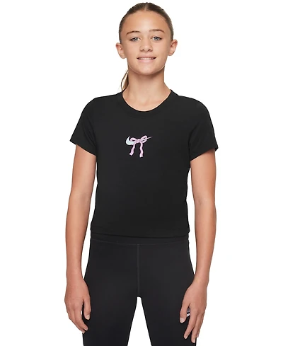 Nike Big Girls Sportswear Cropped Graphic T-Shirt