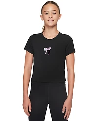 Nike Big Girls Sportswear Cropped Graphic T-Shirt