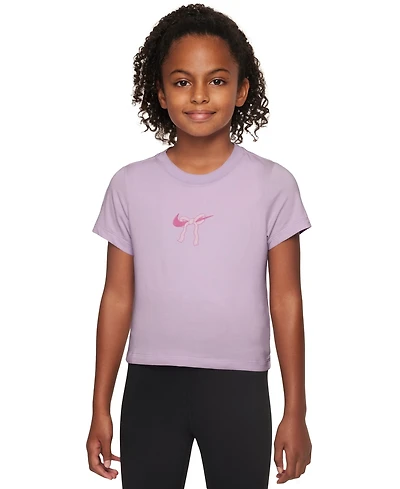 Nike Big Girls Sportswear Cropped Graphic T-Shirt