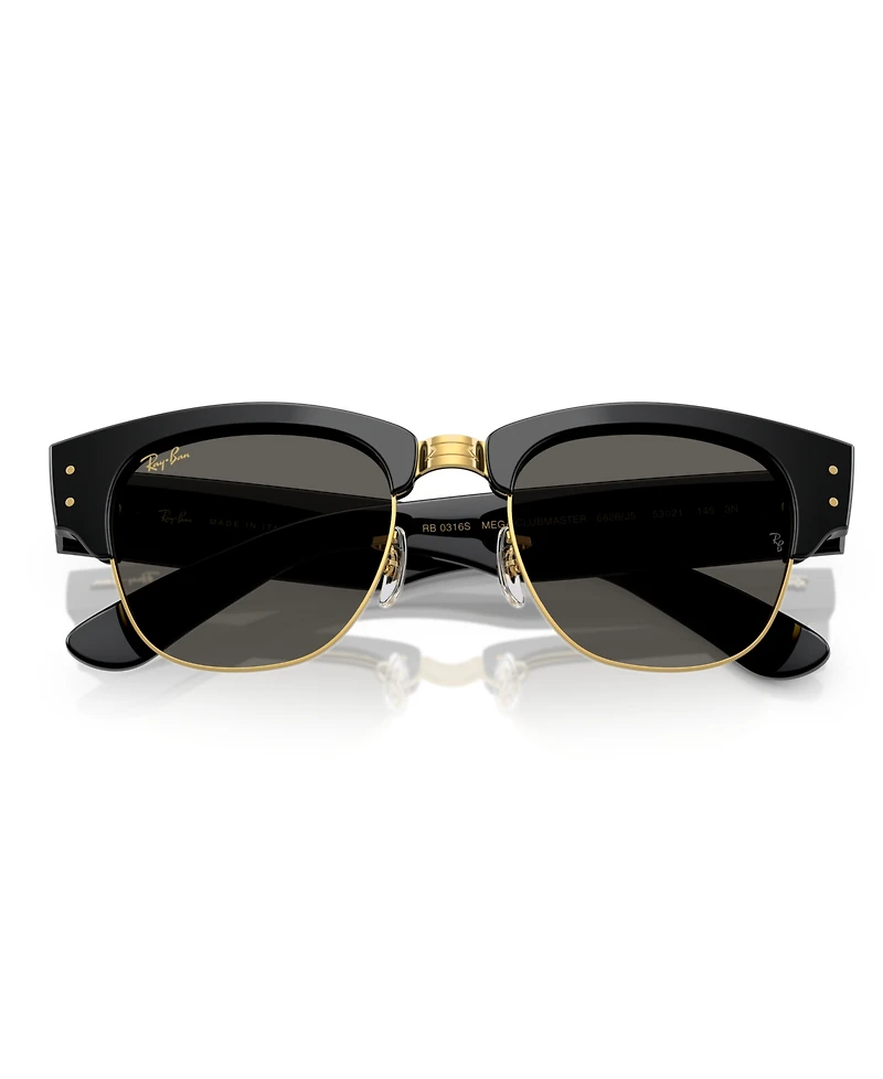 Ray-Ban Unisex Mega Clubmaster Sunglasses, RB0316S