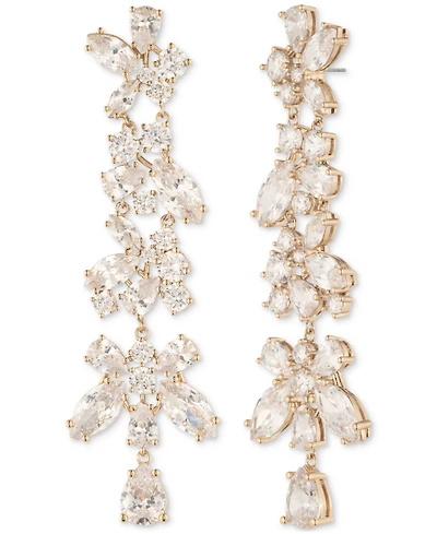 Givenchy Gold-Tone Cubic Zirconia Statement Earrings