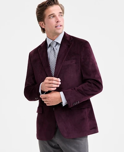 Michael Kors Men's Classic-Fit Velvet Sport Coat