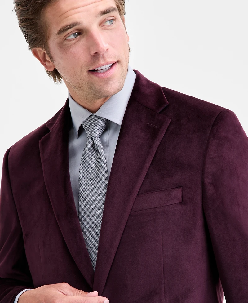 Michael Kors Men's Classic-Fit Velvet Sport Coat