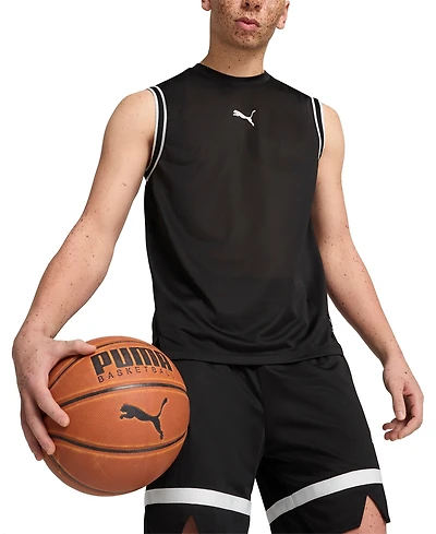 Puma Men's Winning Shot Regular-Fit Mesh Logo Tank Top