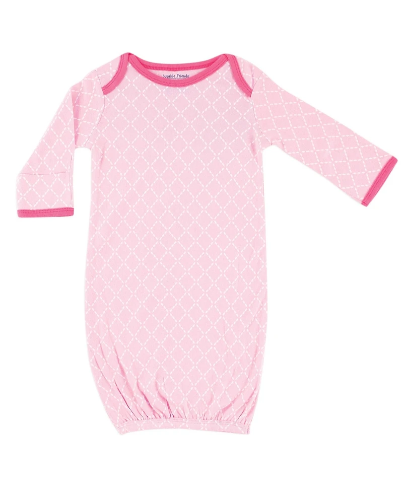 Luvable Friends Baby Girls Everyday Cotton Dress
