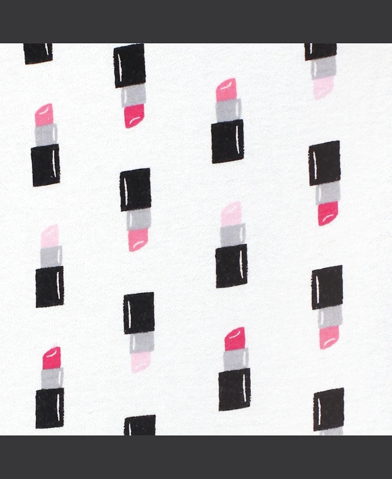 Little Treasure Baby Girls Breathable Cotton All-in-One Bodysuits