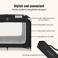 Dream On Me Zoom Portable Playard, Green