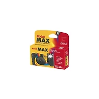 Kodak Max One-Time Use 35mm Film Camera (Iso-800) with Power Flash, 27 Exposure, 6-Pack, Bundle With Slinger Brand Camera Bag