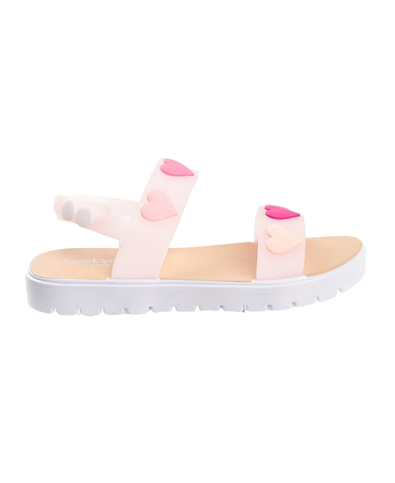 Bebe Little Girls Trendy and Comfortable with Charms Sandals