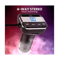 Pyle Bluetooth Car Fm Transmitter – Wireless Music Streaming & Hands-Free Calling