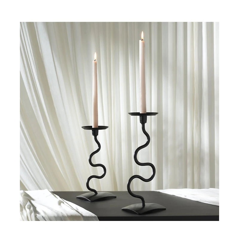 Nisi Candlestick Set Of 2
