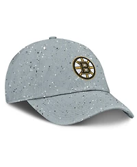 Fanatics Women's Gray Boston Bruins Heritage Snow Day Speckle Adjustable Hat