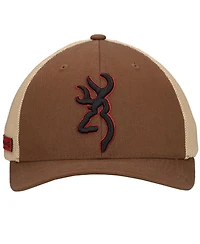 Browning Men's Brown Bloodline Trail Trucker Flex Hat