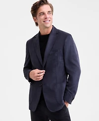 Michael Kors Men's Classic-Fit Stretch Melange Faux Suede Sport Coat