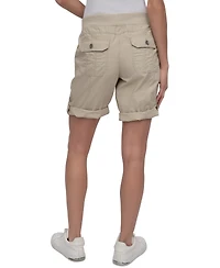 Dkny Sport Women's Smocked-Waist Convertible Shorts