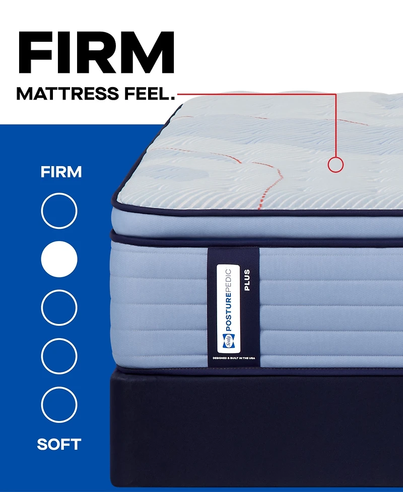 Sealy Posturepedic Kersall 15" Firm Euro Pillowtop Mattress