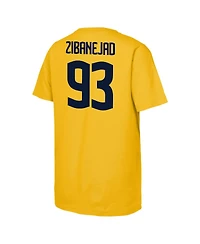Outerstuff Big Boys and Girls Mika Zibanejad Gold Sweden 2025 4 Nations Face-Off Player Name Number T-Shirt