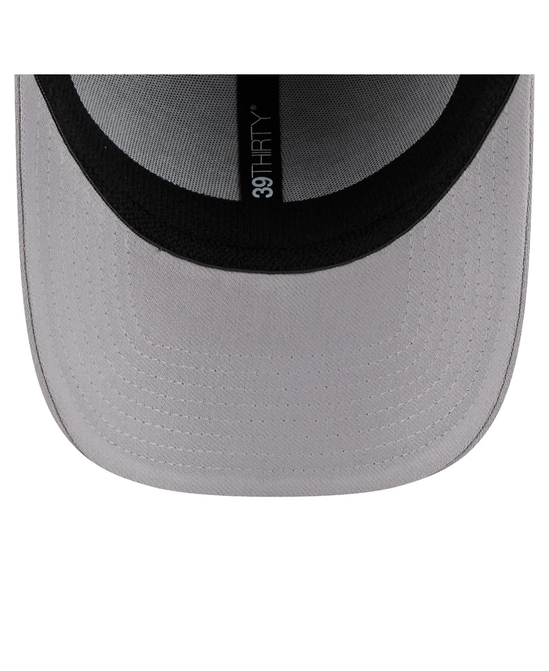 New Era Men's Gray Los Angeles Dodgers 2024 World Series Champions 39THIRTY Flex Hat
