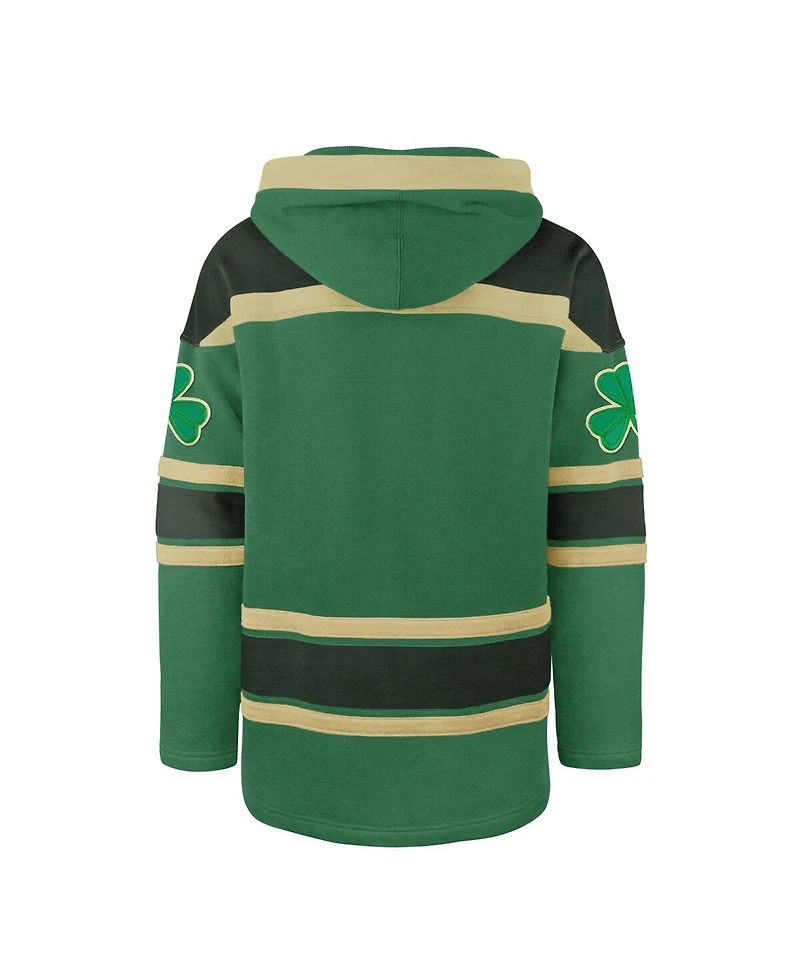 '47 Brand Kelly Green Chicago Blackhawks St. Patrick's Day McLucky Superior Lacer Pullover Hoodie