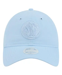 New Era Women's Light Blue Dallas Mavericks Colorpack 9TWENTY Adjustable Hat