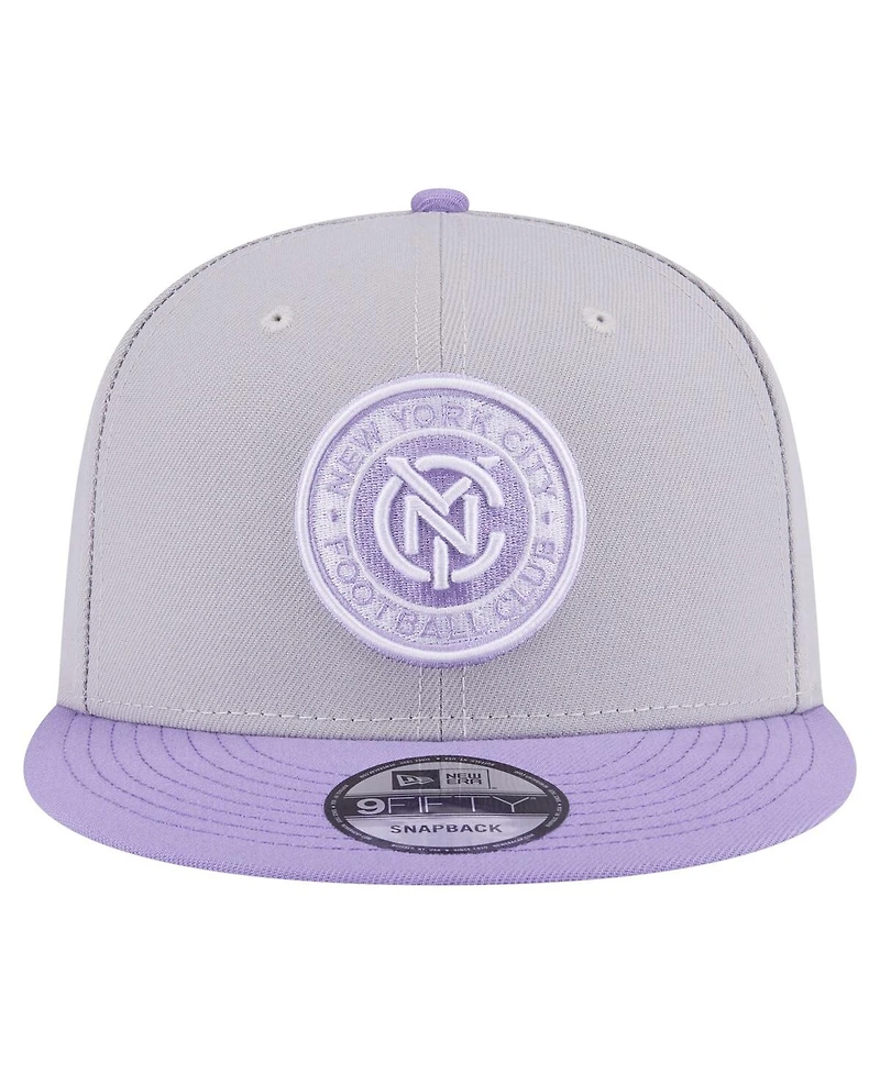 New Era Men's Gray New York City Fc Color Pack Two-Tone 9FIFTY Snapback Hat