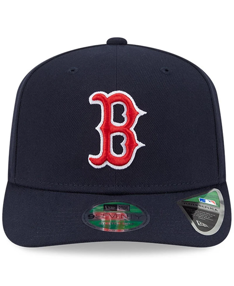 New Era Men's Navy Boston Red Sox Player Replica 9SEVENTY Adjustable Hat