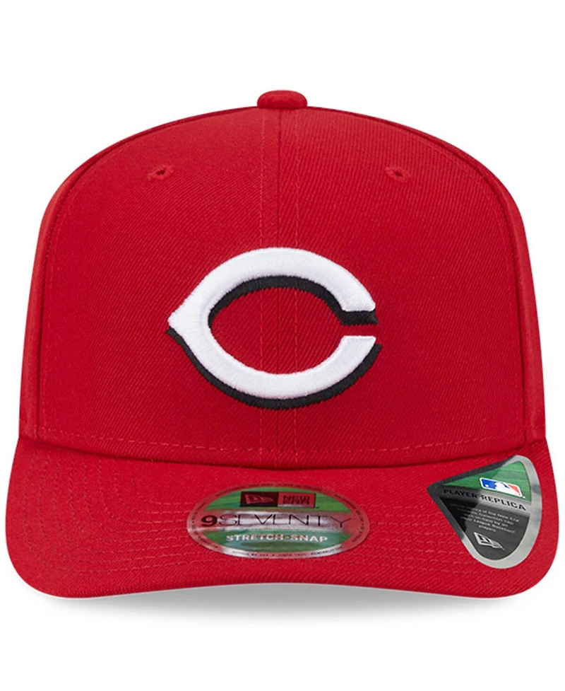 New Era Men's Red Cincinnati Reds Player Replica 9SEVENTY Adjustable Hat