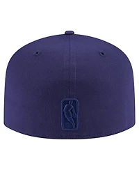 New Era Men's Navy Golden State Warriors Colorpack A-Frame Pinch Front 59FIFTY Fitted Hat