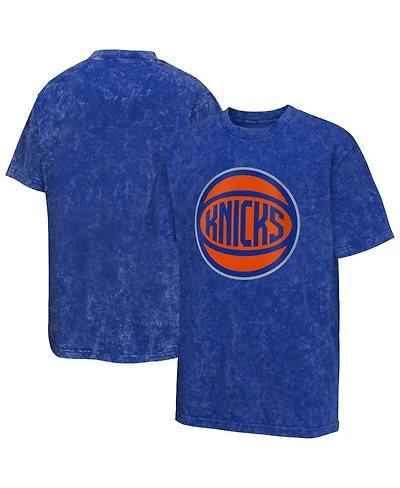 Outerstuff Men's Blue New York Knicks Rugged Defense T-Shirt