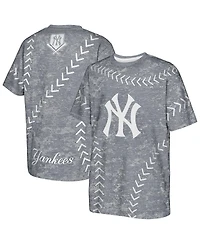Outerstuff Big Boys and Girls Navy New York Yankees Slide Score Bold T-Shirt