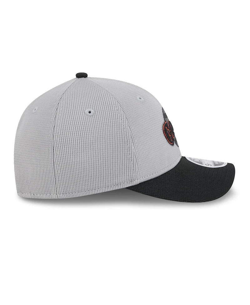 New Era Men's Gray/Black San Francisco Giants 2025 Batting Practice 9FORTY M-Crown Adjustable Hat