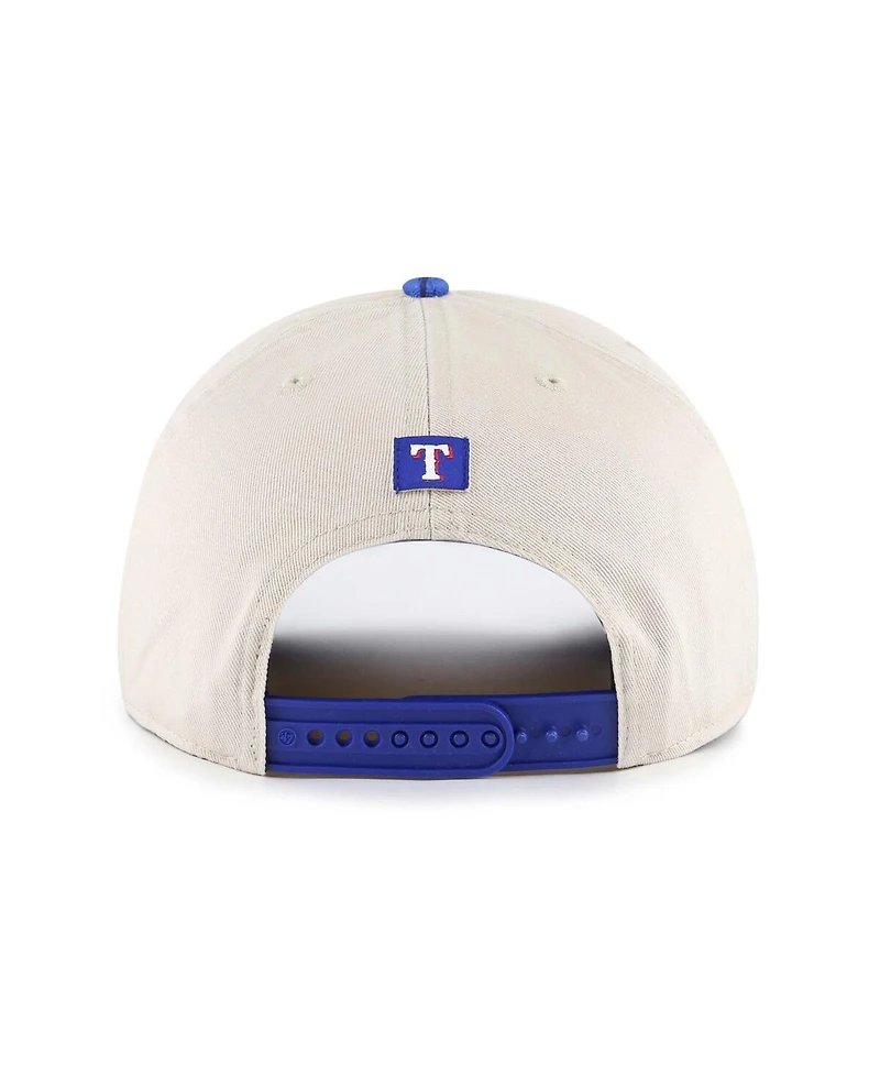 '47 Brand Men's Cream/Navy Texas Rangers Fiji Rope Hitch Adjustable Hat