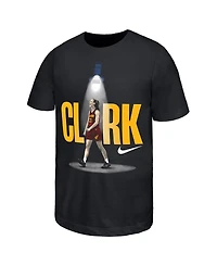 Nike Big Boys and Girls Caitlin Clark Black Indiana Fever Player Core T-Shirt